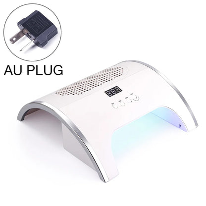 2-in-1 Nail Dust Collector & Nail Drying Lamp – 80W