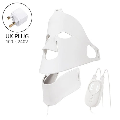 Face & Neck Silicone LED Light Therapy Mask – 7 Colors