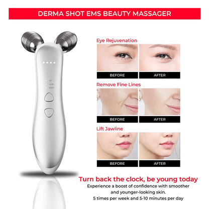 3D Sculptor Beauty Roller – V-Line Facial & Muscle Ball Massager