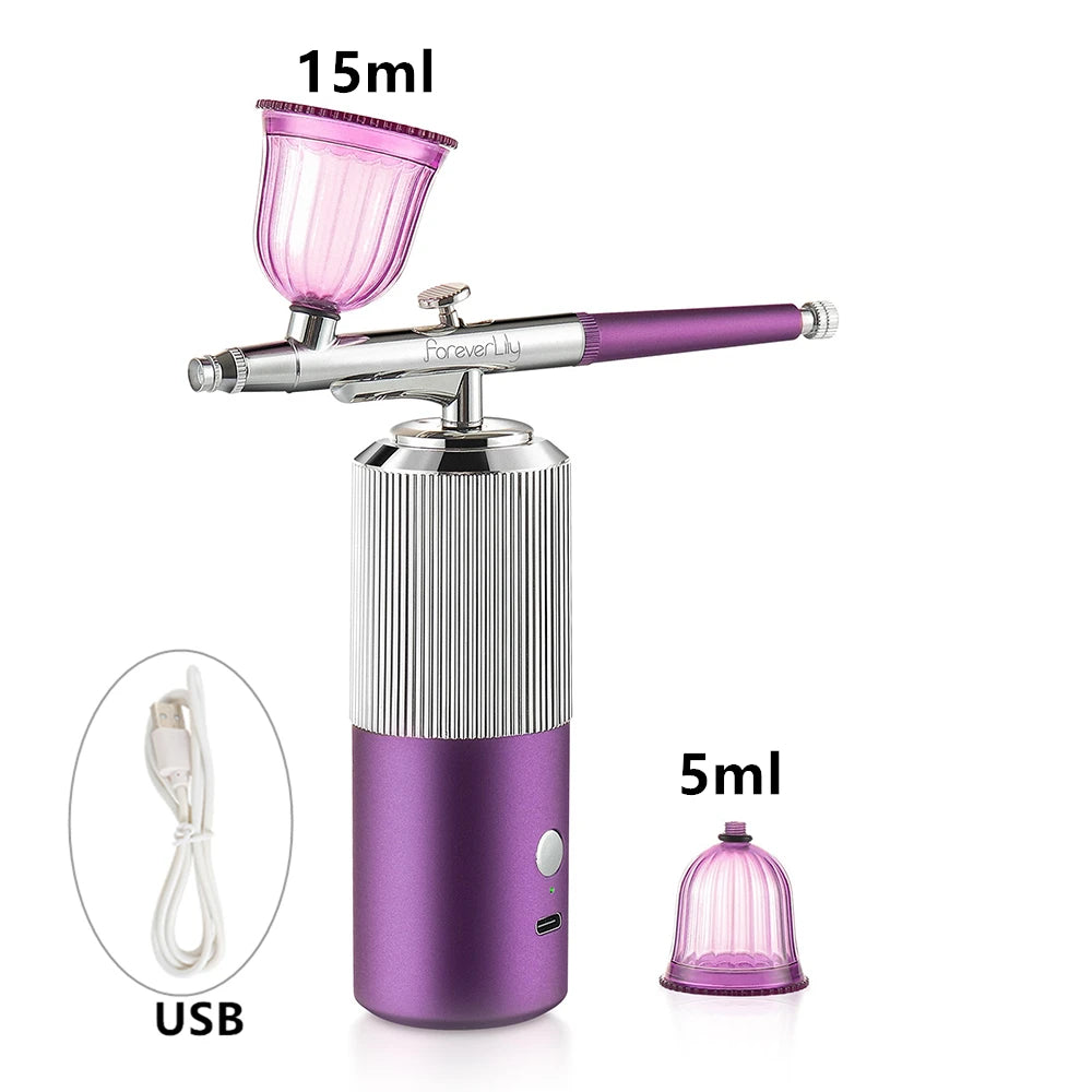 Mini Airbrush Kit for Facial Skincare, Nails, Makeup, Hair & More