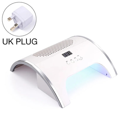 2-in-1 Nail Dust Collector & Nail Drying Lamp – 80W