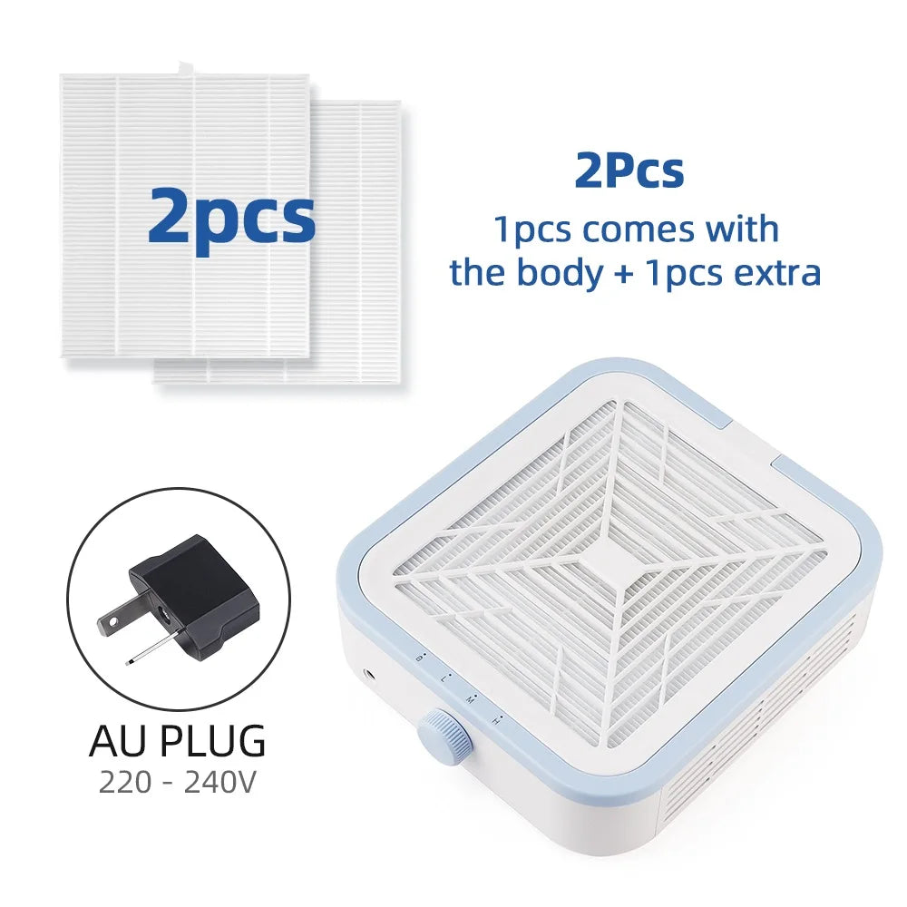 Wireless 120W Super Suction Nail Dust Collector