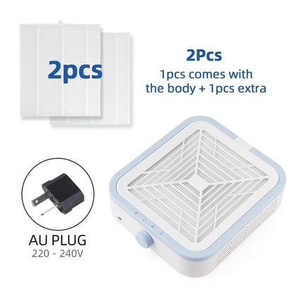 Wireless 120W Super Suction Nail Dust Collector